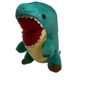 Yamani Dynamic Earth Teal Dinosaur Tyrannosaurus Plush Toy Green 9 inch